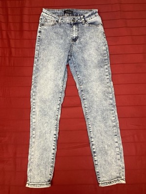 Raw Washing Bleached Skinny Jeans Sz 11 Excellent Condition  For Women