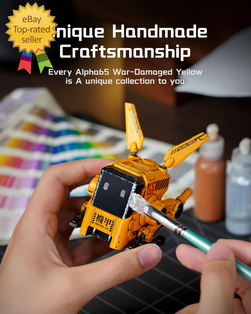 Gravastar 65W Charger, Alpha65 Robot Fast Gan Charger Block, 3-Port Fast Power A