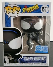 Funko Pop! Spider-Man (Symbiote Suit) #1501 Target Exclusive w/ Protector Wall S