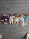 Vintage Cabbage Patch Kids Doll Lot of 5 Coleco 1982 1984 Baby Dolls As Is