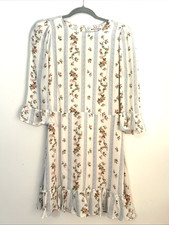 Reformation Doutzen Dress Surrey Sz 6 Boho Cottagecore Milkmaid Floral Feminine