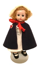 🔥1950s Rare Madame Alexander-kins Wendy Nurse BKW Doll blue cape white cap