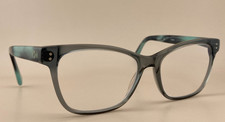 SEE Eyeglasses Frame 5636 C2545 Transparent 52-17-140 Gray Green Made in Japan