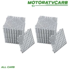 ALL-CARB 12" Interlocking Drainage Floor Mat PVC Non-Slip Floor Tiles 50PK Gray