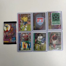 2002 FIFA World Cup Panini Soccer Card Set featuring Ronaldo & Pigu