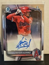 2025 Bowman - Chrome Prospect Autographs Hayden Alvarez
