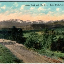 c1910s Estes Park, CO Long's Peak Flat Top PC Dirt Road Trail Touring Car A325