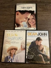Romance DVD Lot 3- I Am Sam, I’ll See You In My Dreams, & Dear John