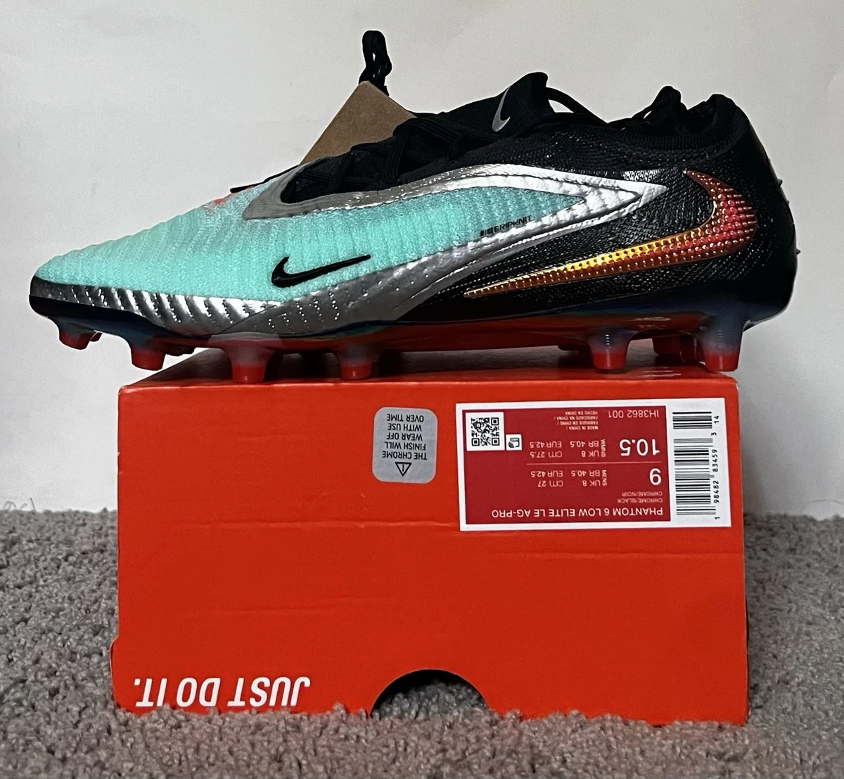 Nike Phantom 6 Elite AG Low Chrome Black for Sale | Authenticity