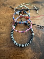 New Adjustable Woven Boho Surf Beach Bracelet Unisex -Friendship  .X4 Bracelets 