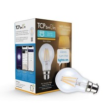 TCP Smart Wi Fi 7W Classic Filament LED Bulb BC/B22 Fitting Warm White.