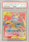Charizard & Braixen GX TAG TEAM Full Art Holo 212/236 Cosmic Eclipse 2019 PSA 10