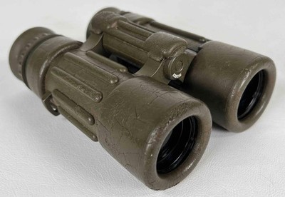 Vintage Carl Zeiss Dialyt 8x30B Army Olive Green Rubber Binoculars