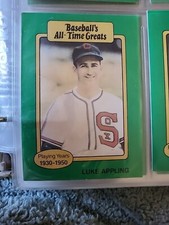 1987 Hygrade All-Time Greats Luke Appling #NNO Chicago White Sox