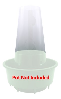 Grow Pot Cloches 3er Pack - Robuster Kunststoff Pflanzenschutz für Garten
