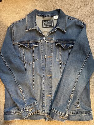 stone  Denims ジャケット　メンズ　L Vintage 90s Stone Island Denims Cotton Jacket Button up Made