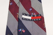 857) TOMMY HILFIGER MEN'S TIE 100% SILK MADE IN USA