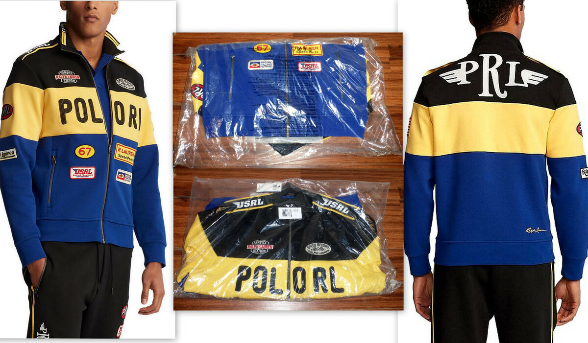 NWT POLO RALPH LAUREN RACING DOUBLE KNIT FULL ZIP RACING NWT POLO RALPH LAUREN RACING DOUBLE KNIT FULL ZIP RACING
