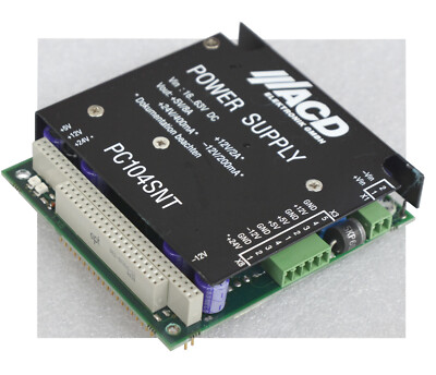 60W Power Supply ACD PC104SNT PC/104 BUS 16-63V DC Input 5V 8A DC ...