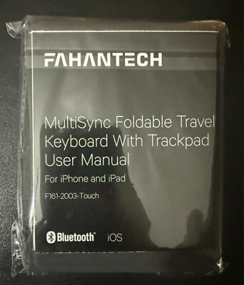 Fahantech MultiSync Foldable Travel Keyboard With Trackpad