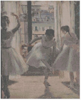 Kreuzstichmuster Von Florashell - Degas - Drei Balletttänzer