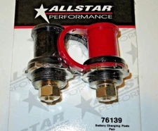Allstar Remote Battery Terminals Charging Posts Pair Negative / Positive Jumper