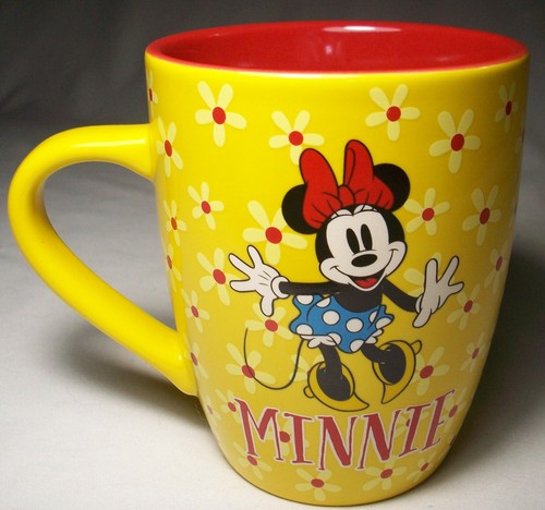 Disney Store: Yellow and Red MINNIE MOUSE Mug: EXC: NR - Picture 2 of 4
