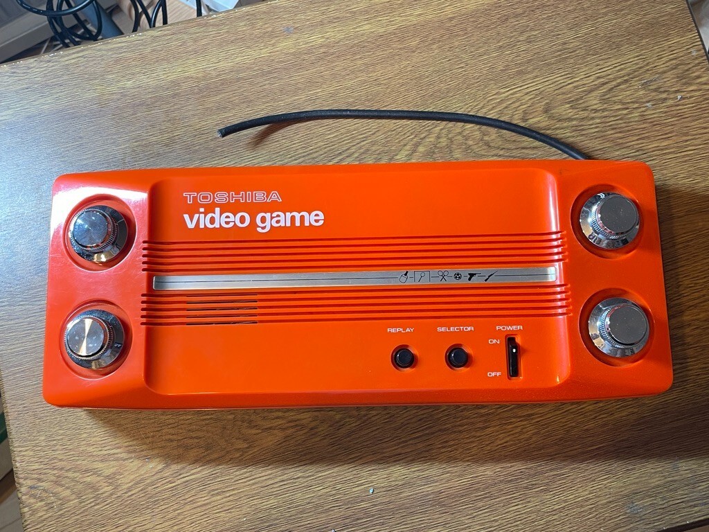 Toshiba TVG-610 Pong Video Game Console RARE Excellent Vintage