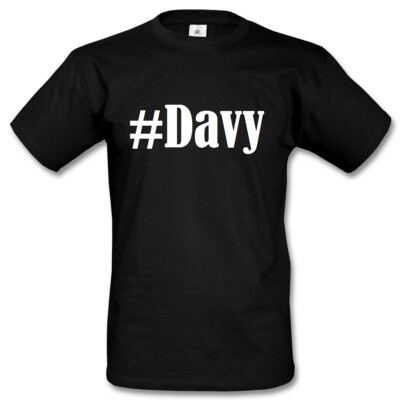 T-Shirt #Davy Hashtag Raute für Damen Herren und Kinder