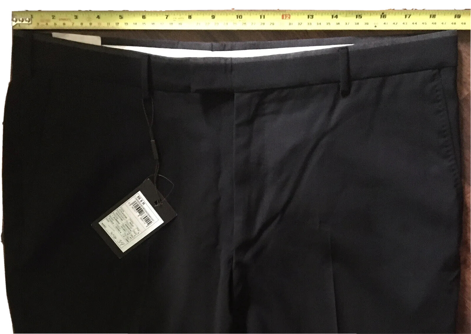 Z ZEGNA Mens Black Dress Trousers Size 56R⭐️NEW with defects ️ eBay