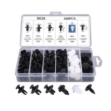 100x Car Body Trim Clips Retainer Bumper Auto Panel Push Plastic Fastener Kit