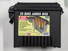 MTM BMG20 50 BMG BLACK AMMO BOX - 20 ROUND - BRAND NEW - FREE SHIP