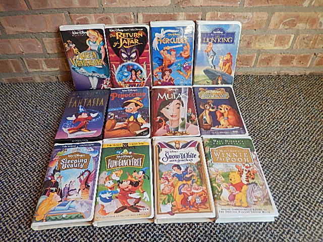 ディズニービデオ 12 X Disney VHS VIDEO Masterpiece Collection Clamshell Case