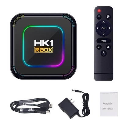 Android 13 HK1 Smart TV Box 5G Quad Core 4+64 8K Streaming Media Player