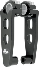 Rox Speed FX - 5" Pivoting Risers for 7/8" OR 1-1/8" Handlebar (Black) 1R-P5SEK