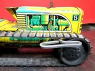 MARX TOYS WIND UP TRACTOR DOZER VEHICLE FARM WWII ERA PLOW CONSTRUCTION OLD EX — photo 7