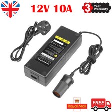 10A Cigarette Lighter Socket 240V Mains Plug to 12V DC Car Charger Power Adapter