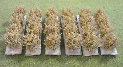 Howard Scenic Supplies - Extra Tall (20mm) Sandy Desert Bushes (24) for Dioramas