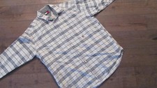 Tommy Hilfiger Vintage plaid white button up shirt large LRG