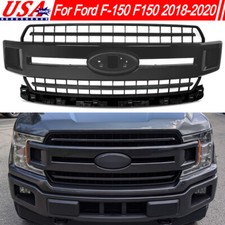 For Ford F-150 F150 Xlt 2018-2020 Front Grille Grill Assembly Magnetic Metallic