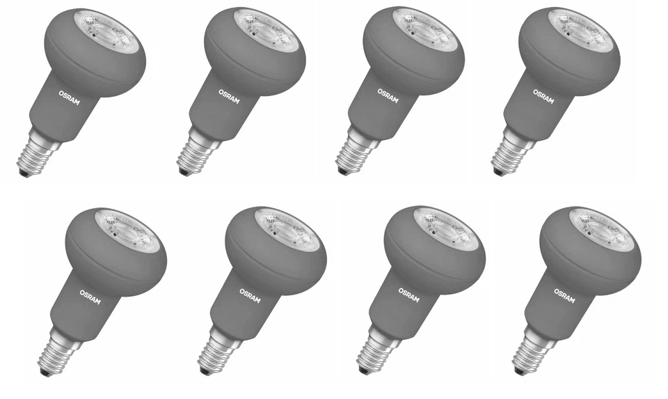 8x OSRAM LED R50 36° Reflektor 3,5W = 46W E14 warmweiß EEK:F (Spektrum A-G)
