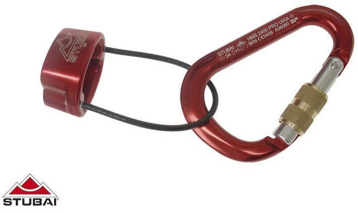 Stubai Belay Pro Sicherungsgerät + HMS Easylock Schraubkarabiner - Setangebot