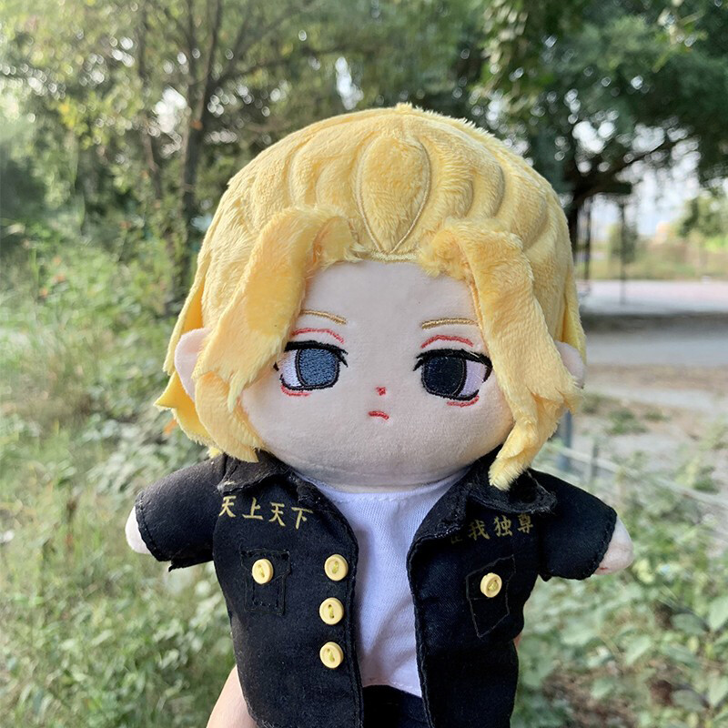 En stock Tokyo Avengers Manjiro Sano Mikey Peluche 20 cm Muñeca Ropa Lindo Juguete Regalo