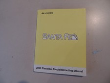 Hyundai Santa Fe 2003 Electrical manual esquemas manual de taller 