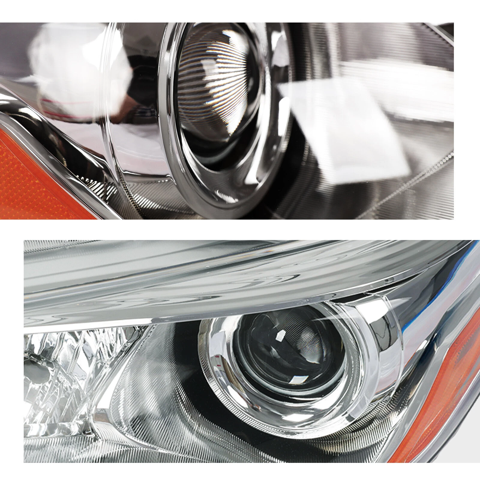 Headlights For 2015 2016 2017 Toyota Camry LE SE XLE XSE Projector Headlamp Pair