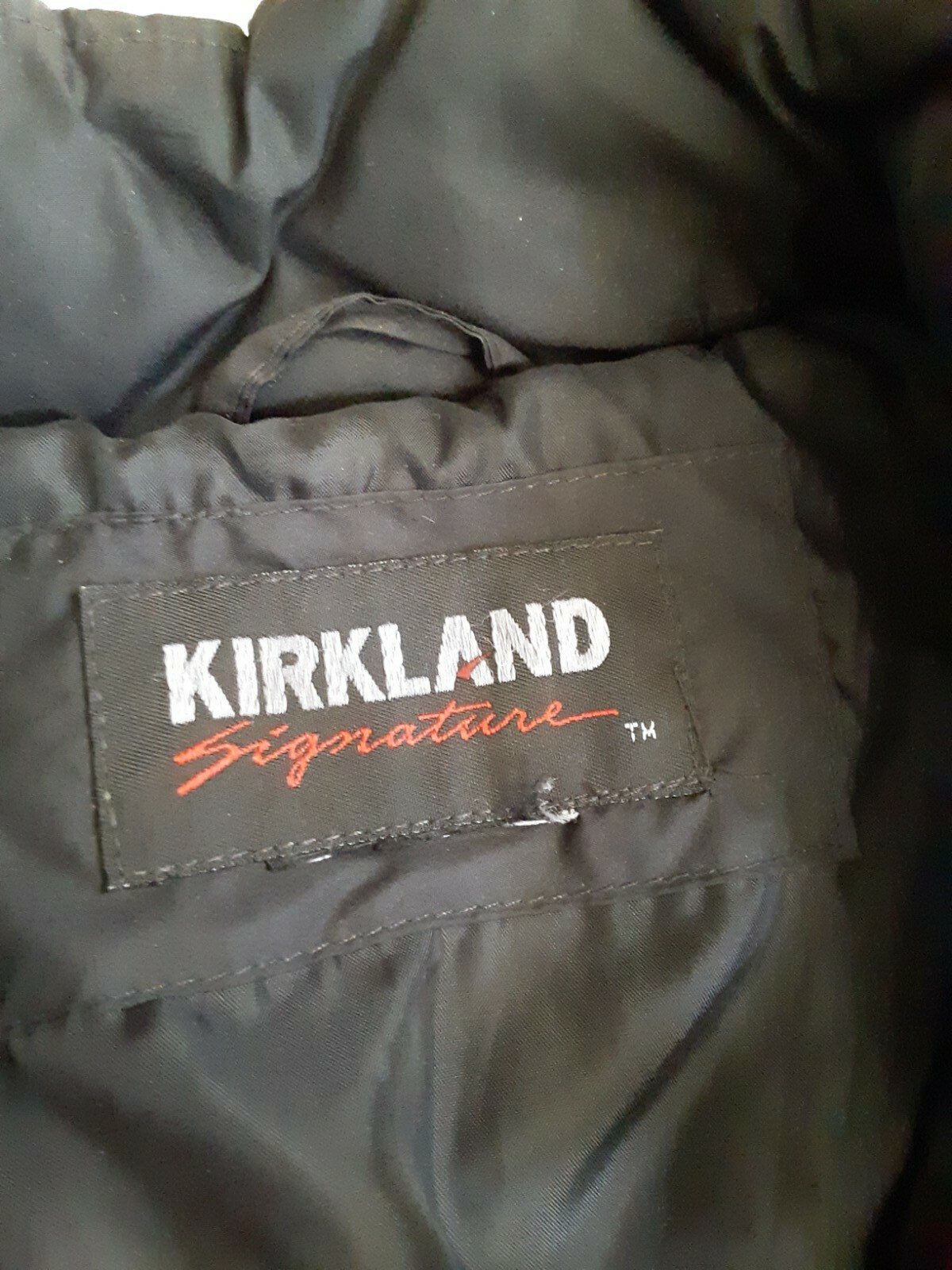 Kirkland Signature Down Quilted Black Jacket Coat… - image 5