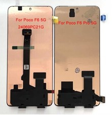 For Xiaomi Poco F6 poco F6 Pro 5G LCD Display Frame Touch Panel Digitizer Black
