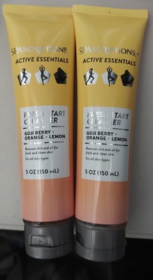 SpaScriptions Active Essentials GOJI BERRY,ORANGE,LEMON Fresh Start Cleanser-2p