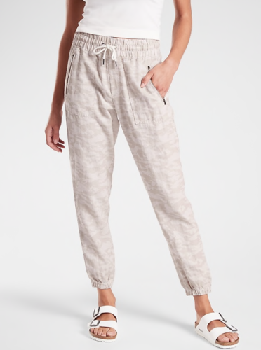 ATHLETA Cabo Tide Linen Jogger Sz 2 
