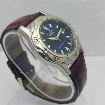 Seiko Lorus Sports VX32-X227 Blue Dial Vintage Men's Watch | eBay